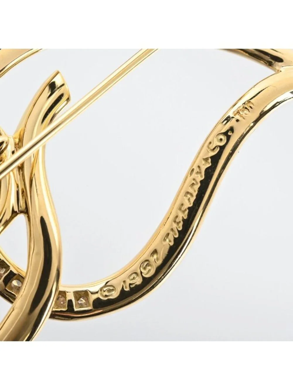 Tiffany & Co Brooch Double Leaf